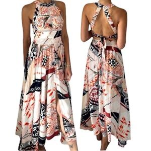 Anthropologie Abel The Label Gemini Vienna Maxi Dress